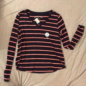 Seriously Soft V-Neck Long Sleeve T